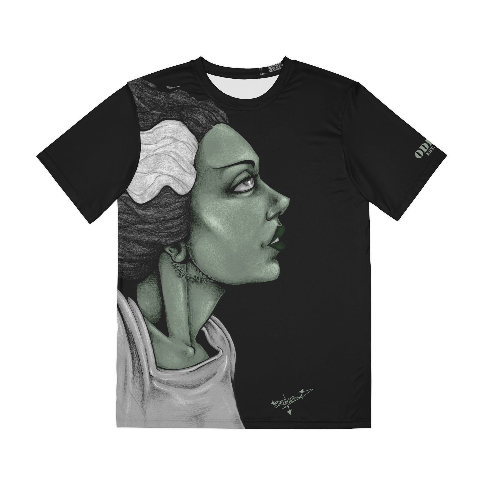 Bride of Frankenstein. - Black Tee