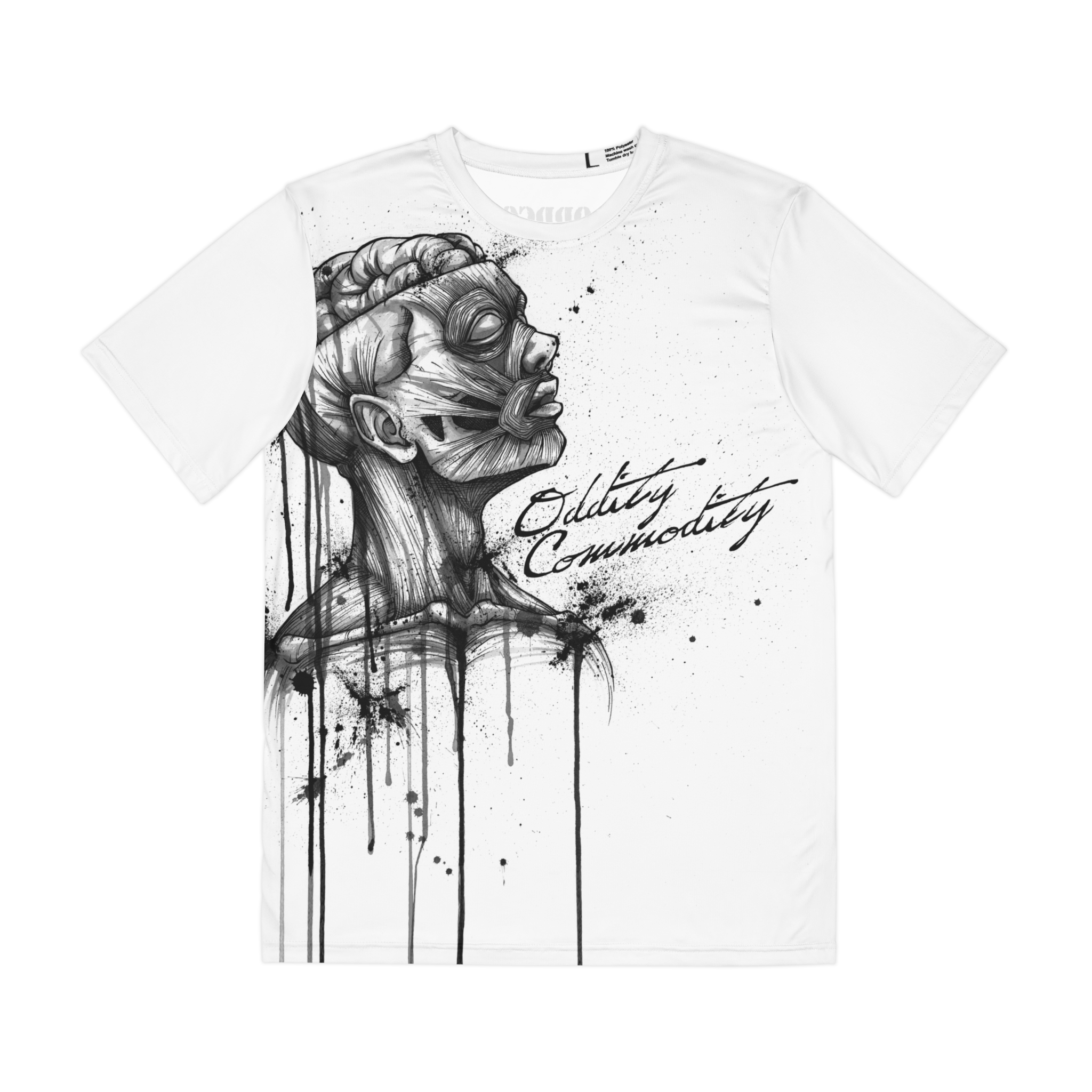 Anatomy of Brain Rot. - White & Black Tee