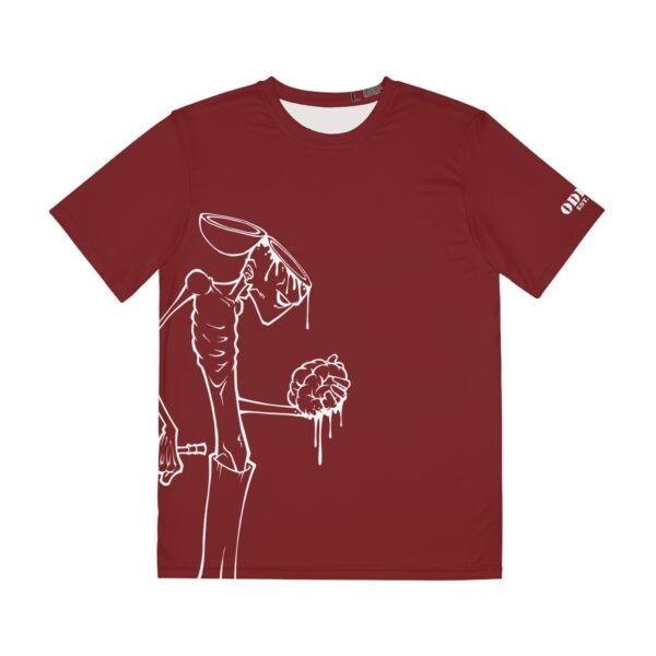 Open Mind. - Dark Red & White Tee