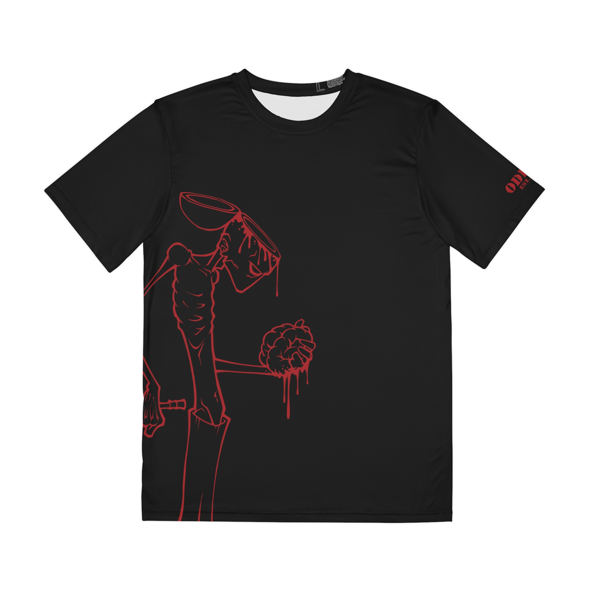 Open Mind. - Black & Red Tee