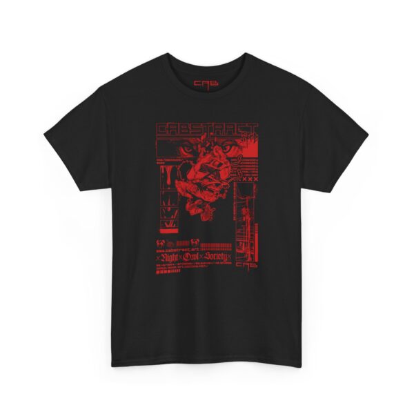 CABSTRACT 2025 : Red on Black : Casual Tee