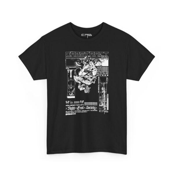 CABSTRACT 2025 : White on Black : Casual Tee