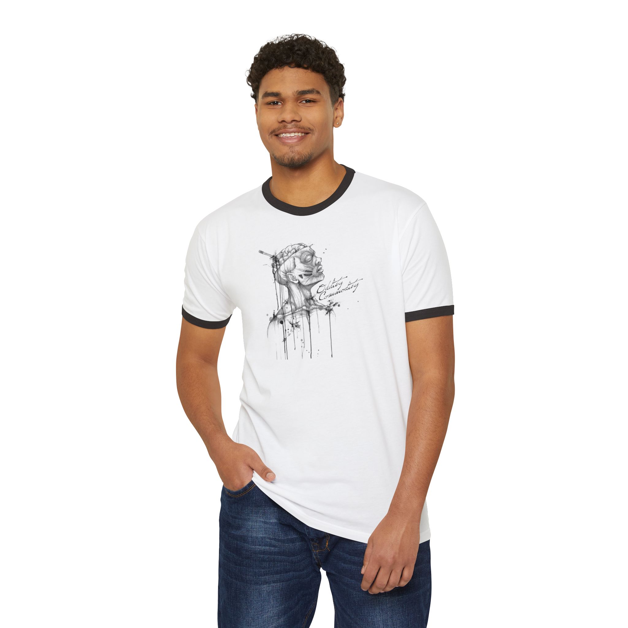 Anatomy of Brain Rot. - Ringer Tee - Image 2