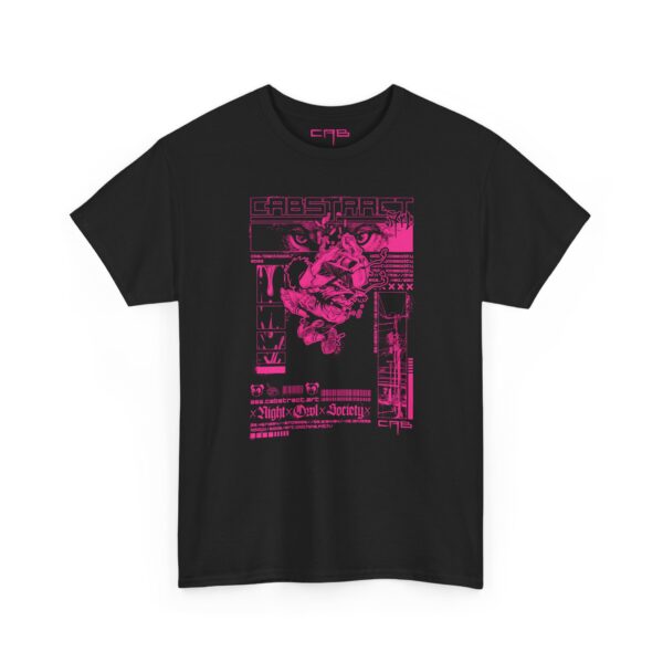 CABSTRACT 2025 : Pink on Black : Casual Tee